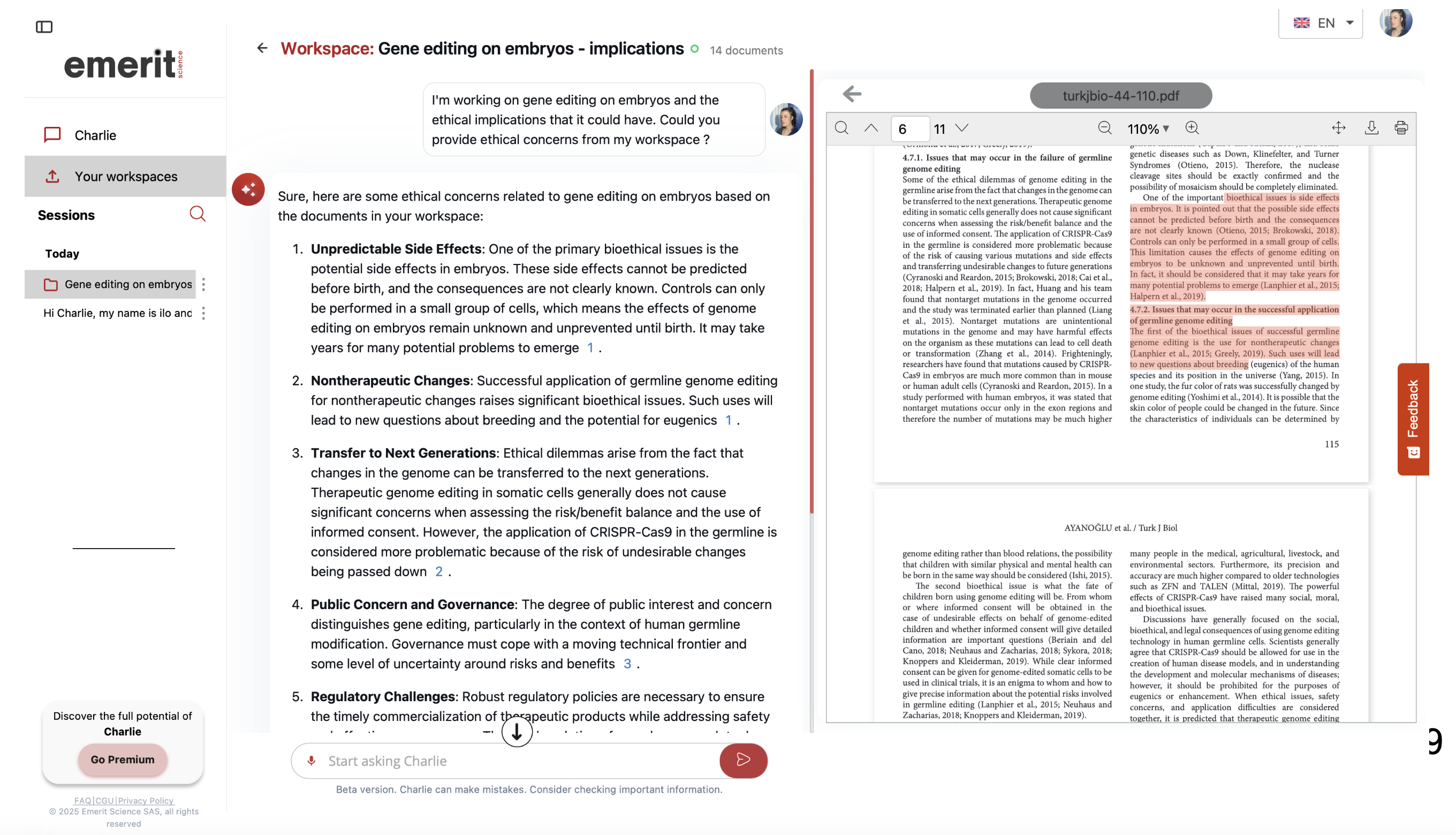 Cas d'usage 2 : Analyser un document PDF
